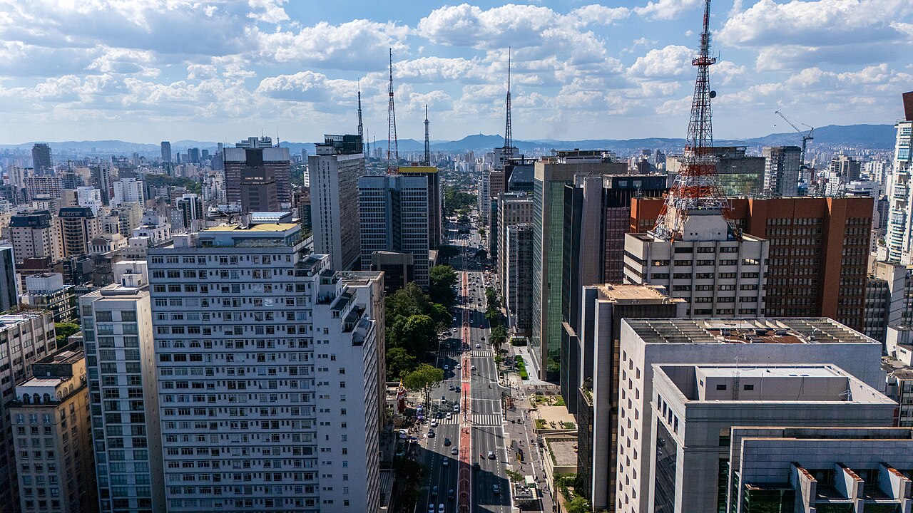 Vista aérea de São Paulo